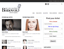 Tablet Screenshot of bonovox.org